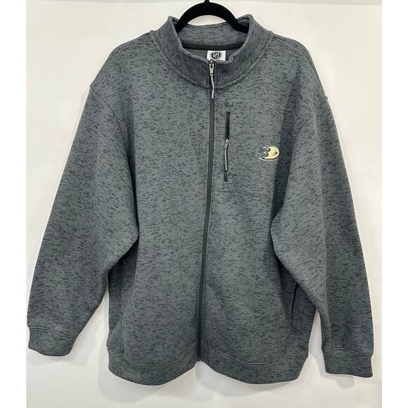 NHL Other - NHL Anaheim Ducks Full Zip Jacket Gray Official Licensed Hockey Jacket Men’s XL